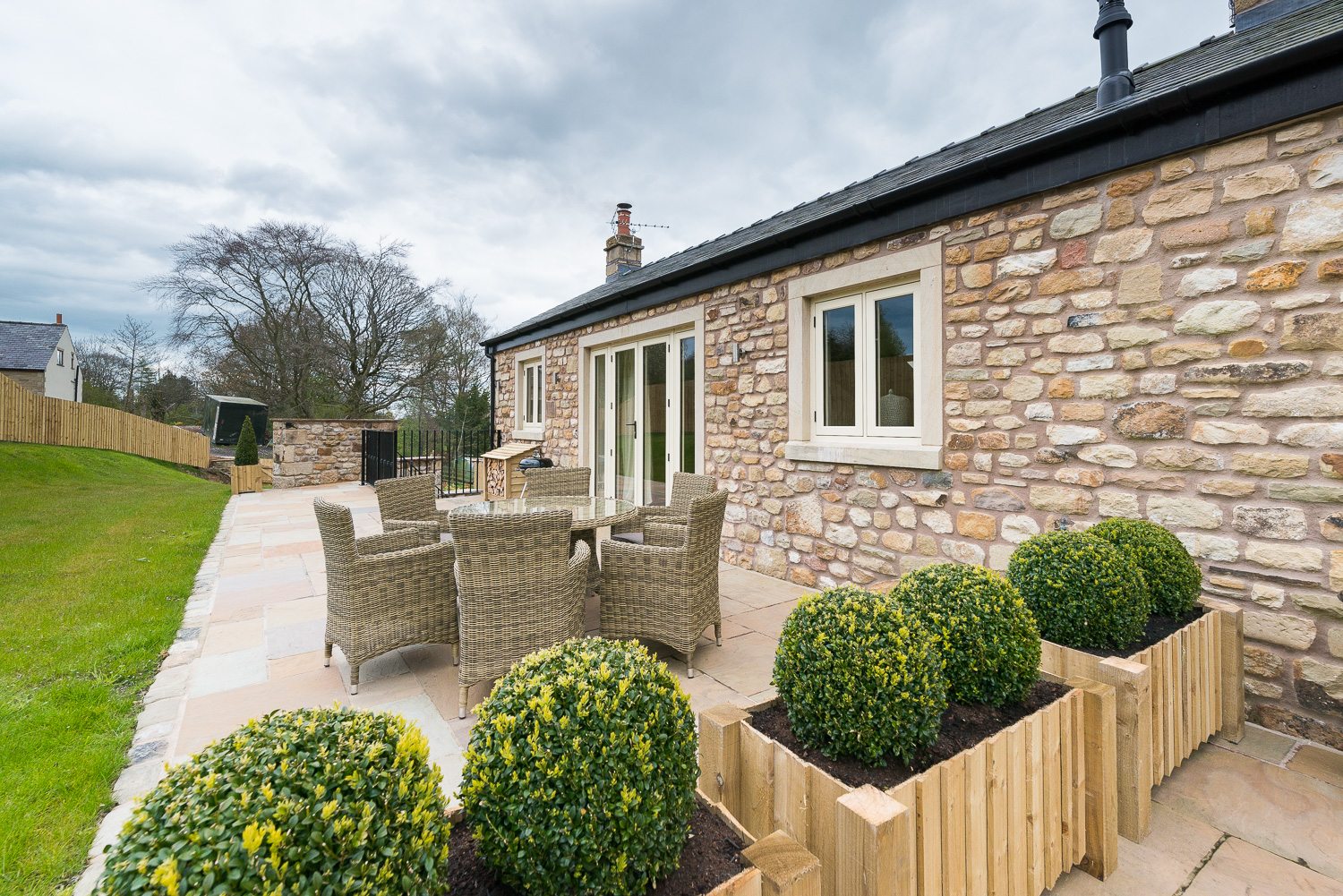 Fellside Cottage outside Ribble Valley Country Cottages